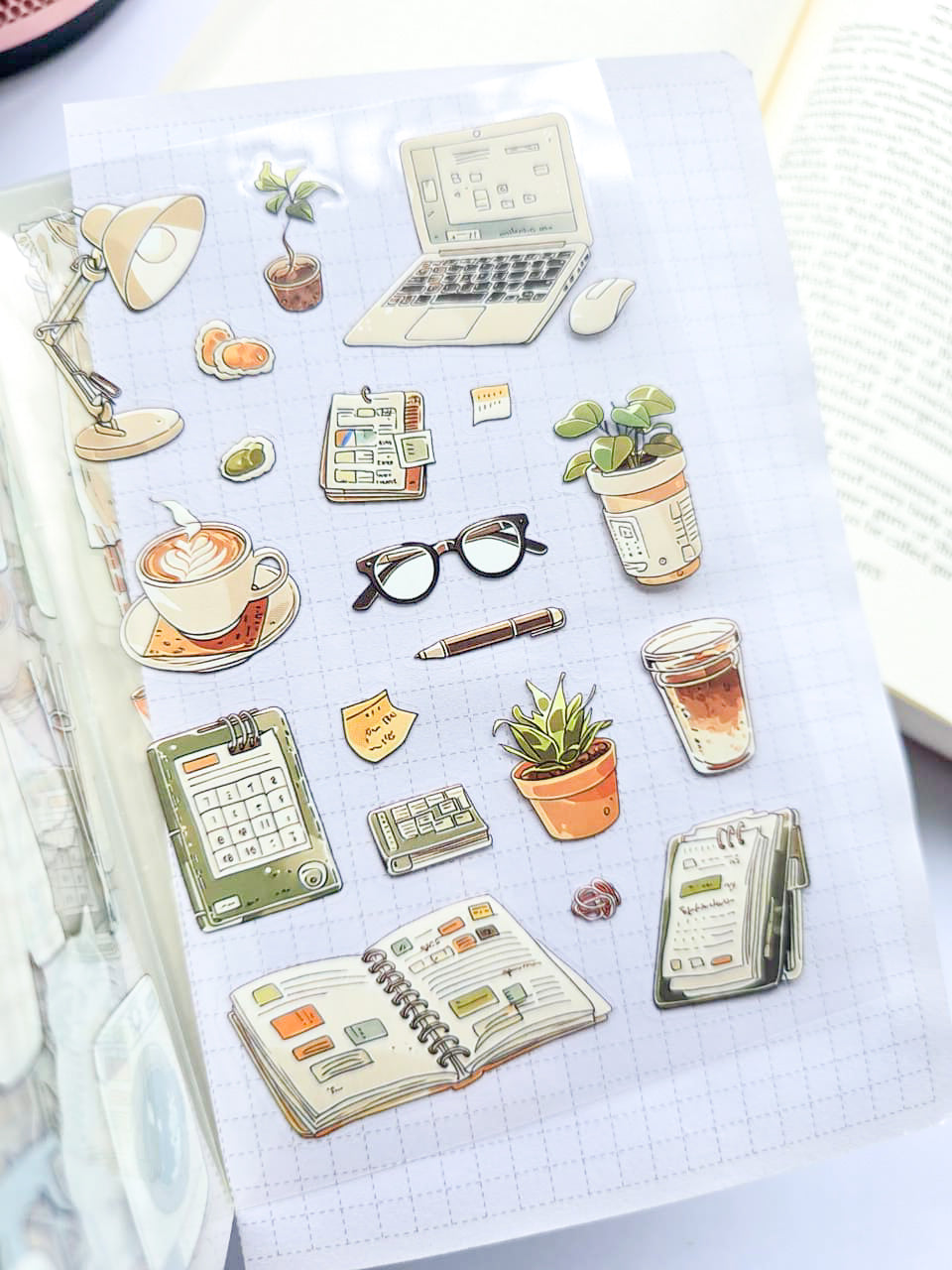 YXFW-402 | Stream Hours  | PET | Sticker Book Over 200 Stickers | 150* 100mm