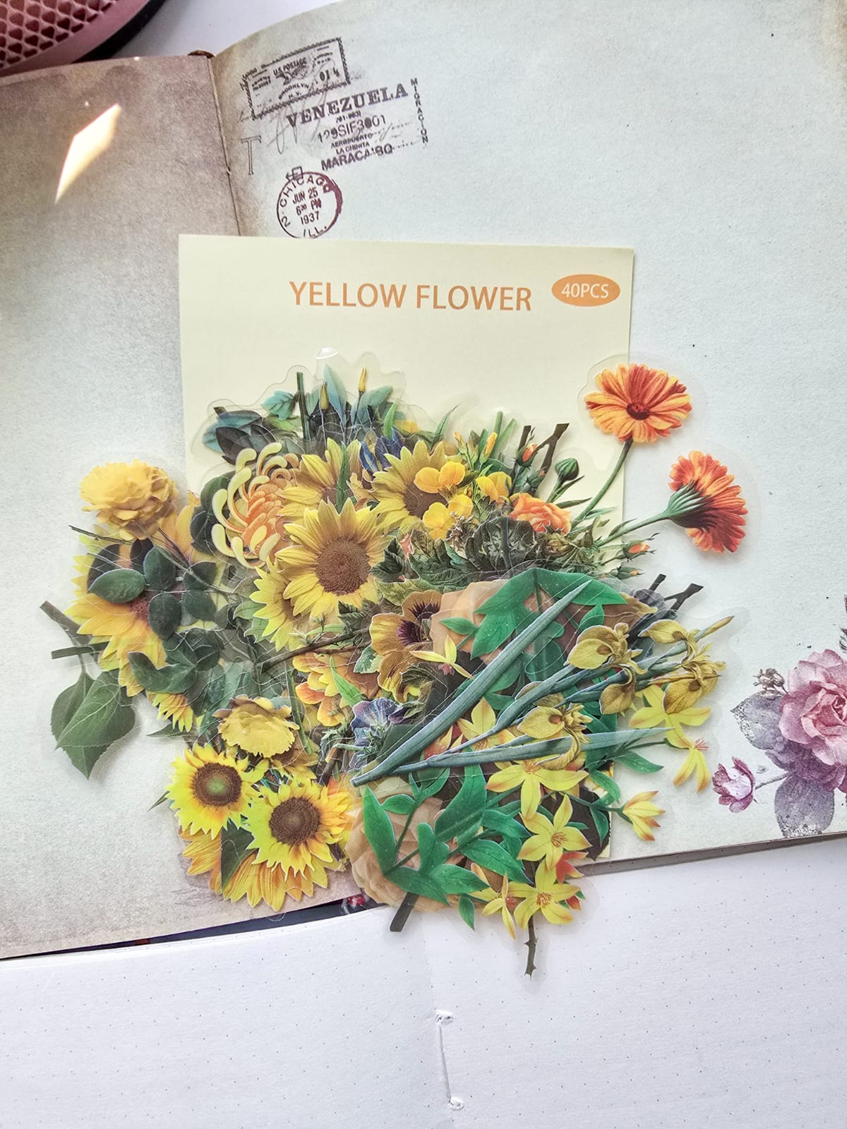 B70|G-3| Pet Floral Sticker | 40PCS