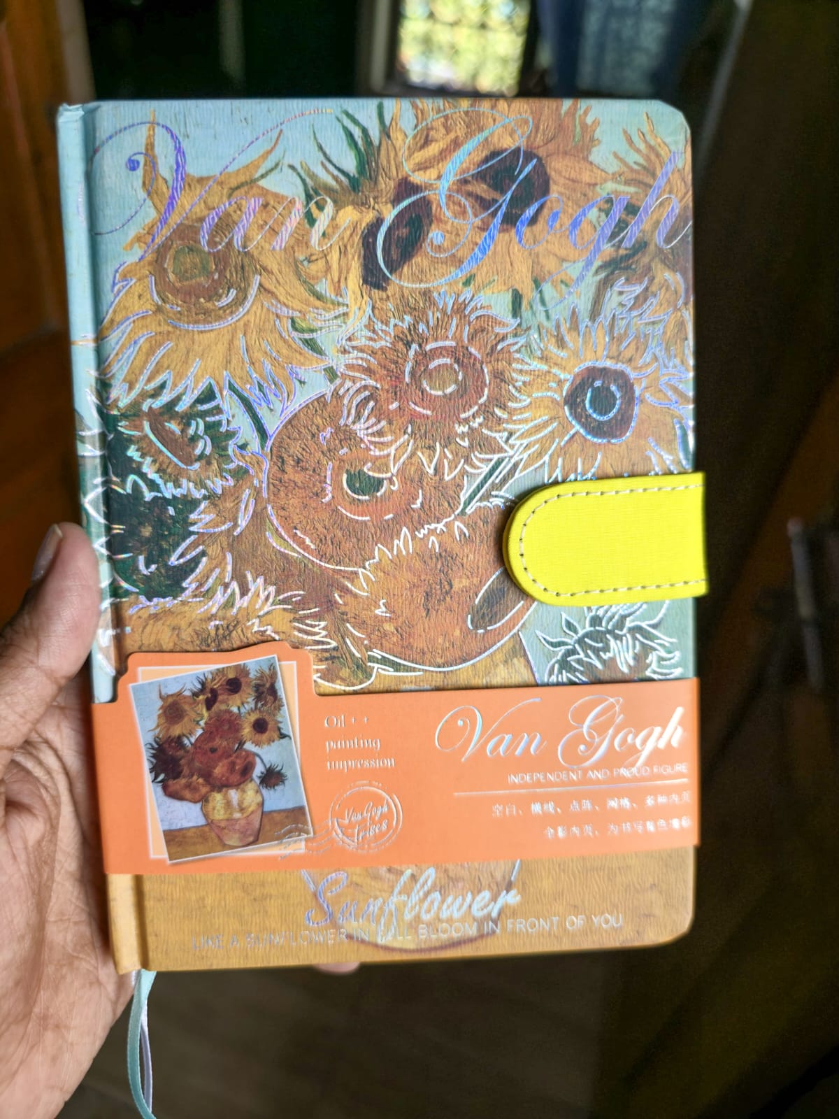 S01047-1 | Van Gogh Floral Theme Notebook | 130×180mm