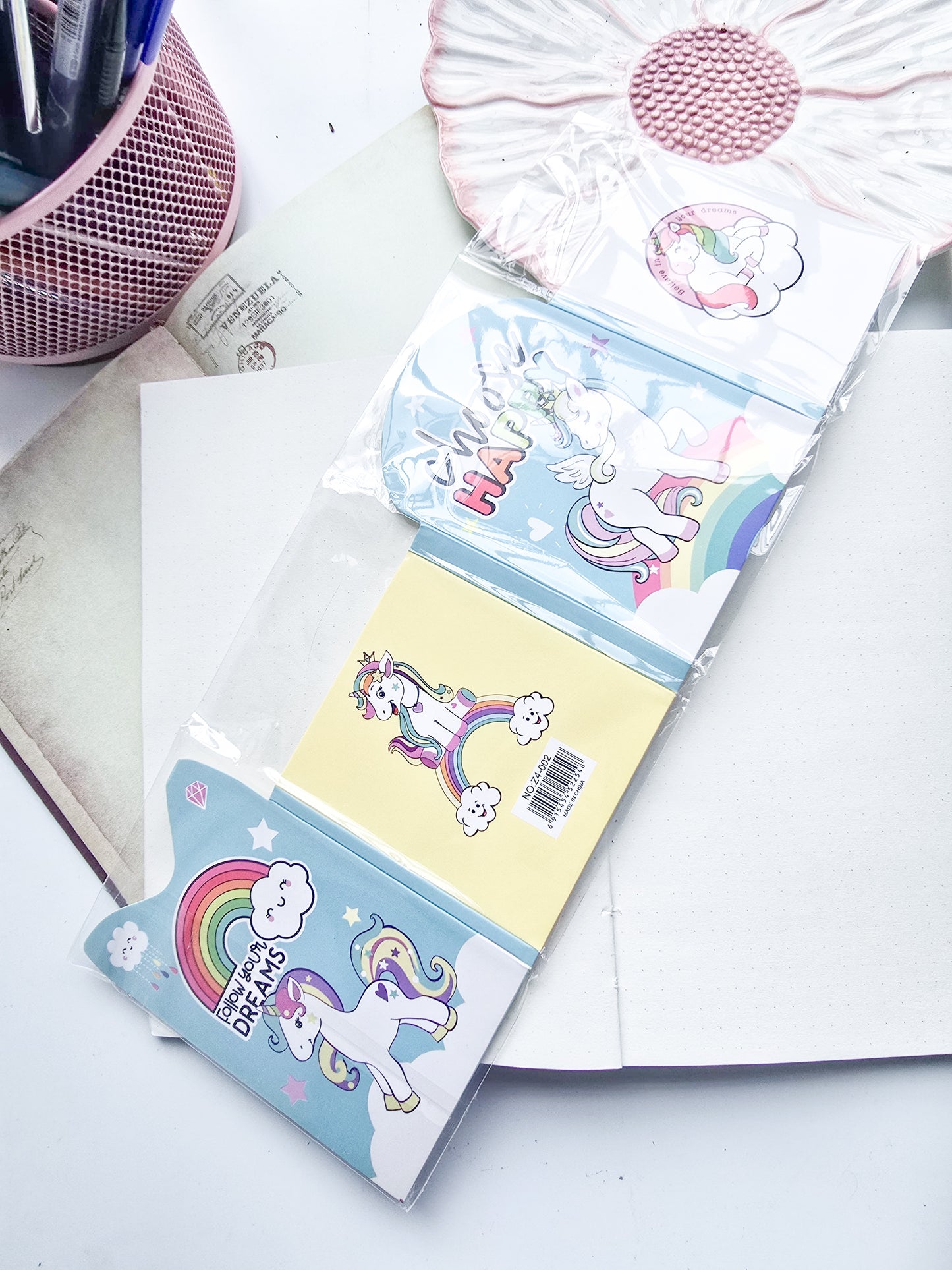 Z4-002 |Kawaii sticky note | Princess Unicorn