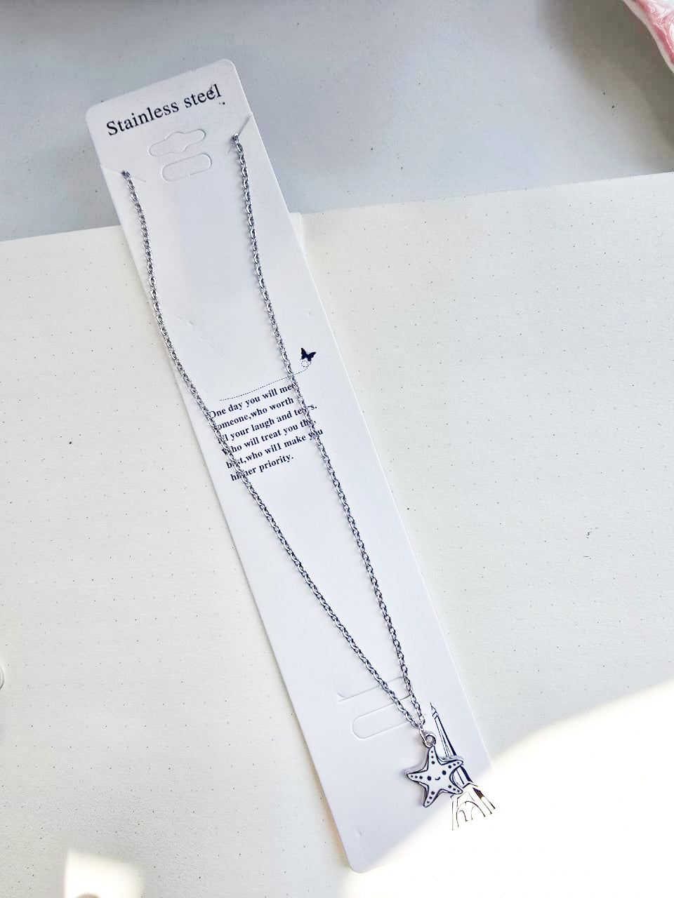 YJ-P4135 | Star Pendant Necklace Silver |