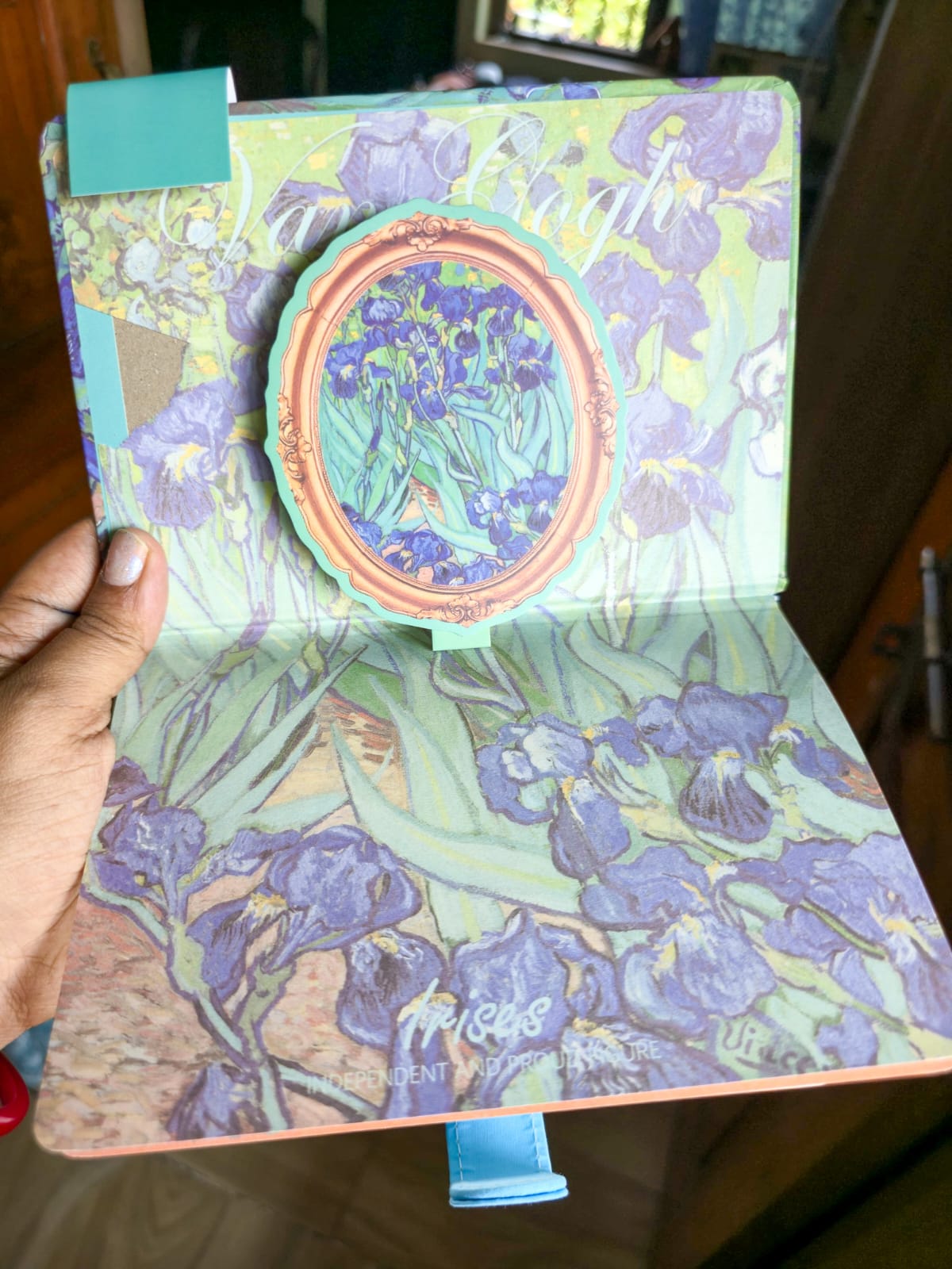 S01047-4 | Van Gogh Floral Theme Notebook | 130×180mm