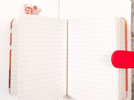 Black Pink Note Book | A6 Diary Ruled 160 Pages |
