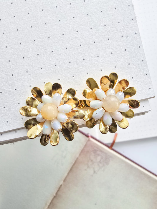 Big Flower Stud Earring