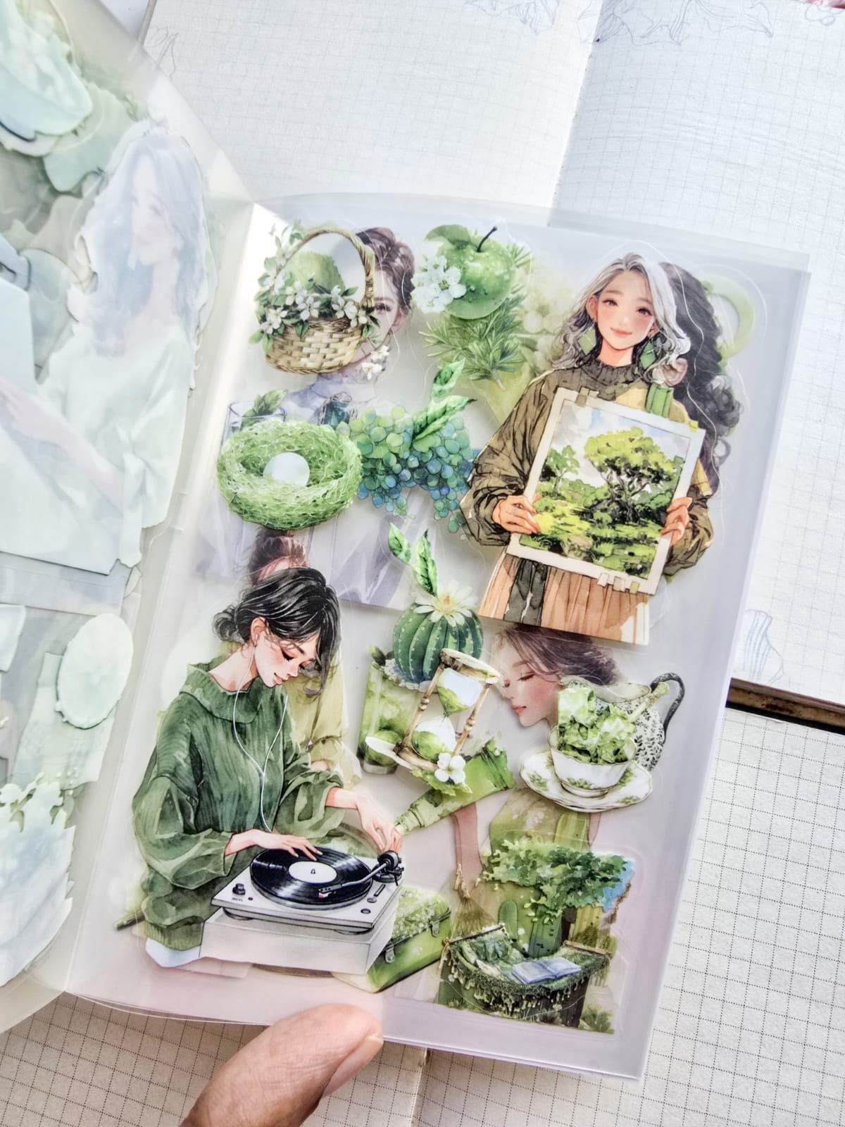 YRRH -403 | Sweet Days Spring Sticker Books | 20 Pcs | 105*150mm |