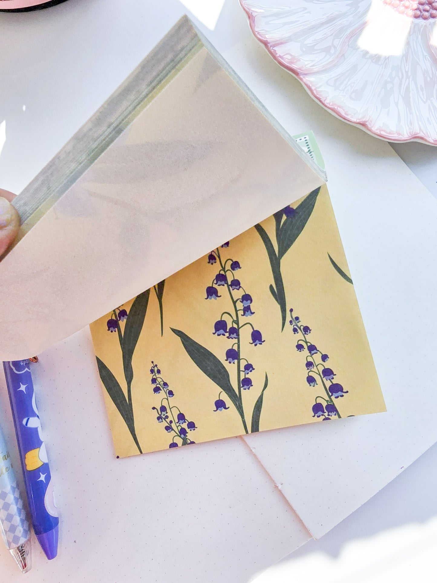 NXSG-602 |G4| Promise Wind Moon|Journal Paper| Floral Vintage Paper|GreenTheme|120*120mm 30 Pcs
