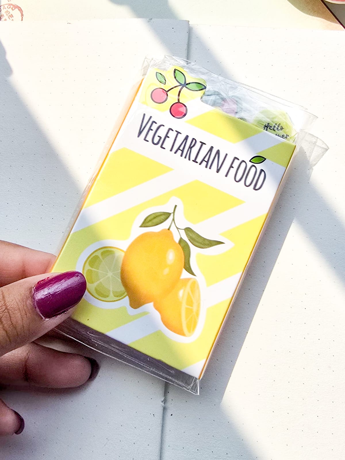 Z6-001|Summer Themed sticky notes| strawberry.