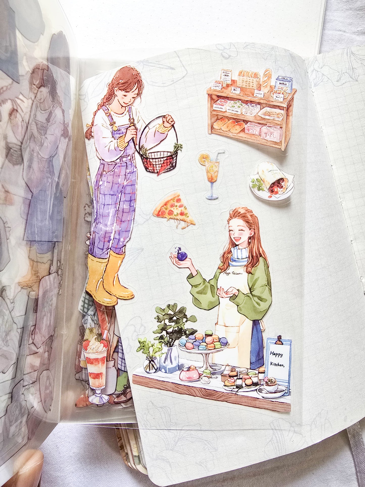 ZZPF2.0-404 | Happy Moments PET Featuring Cozy Daily Life Scenes Like Baking And Cooking |