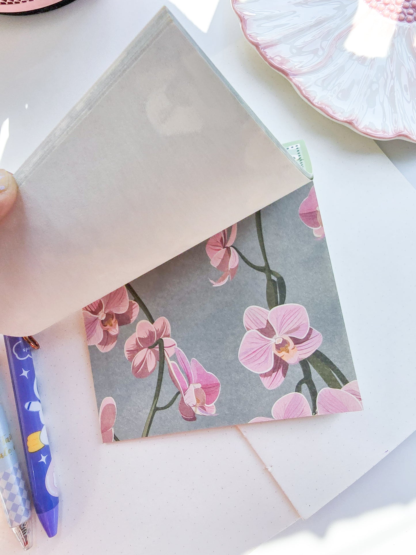 NXSG-602 |G4| Promise Wind Moon|Journal Paper| Floral Vintage Paper|GreenTheme|120*120mm 30 Pcs