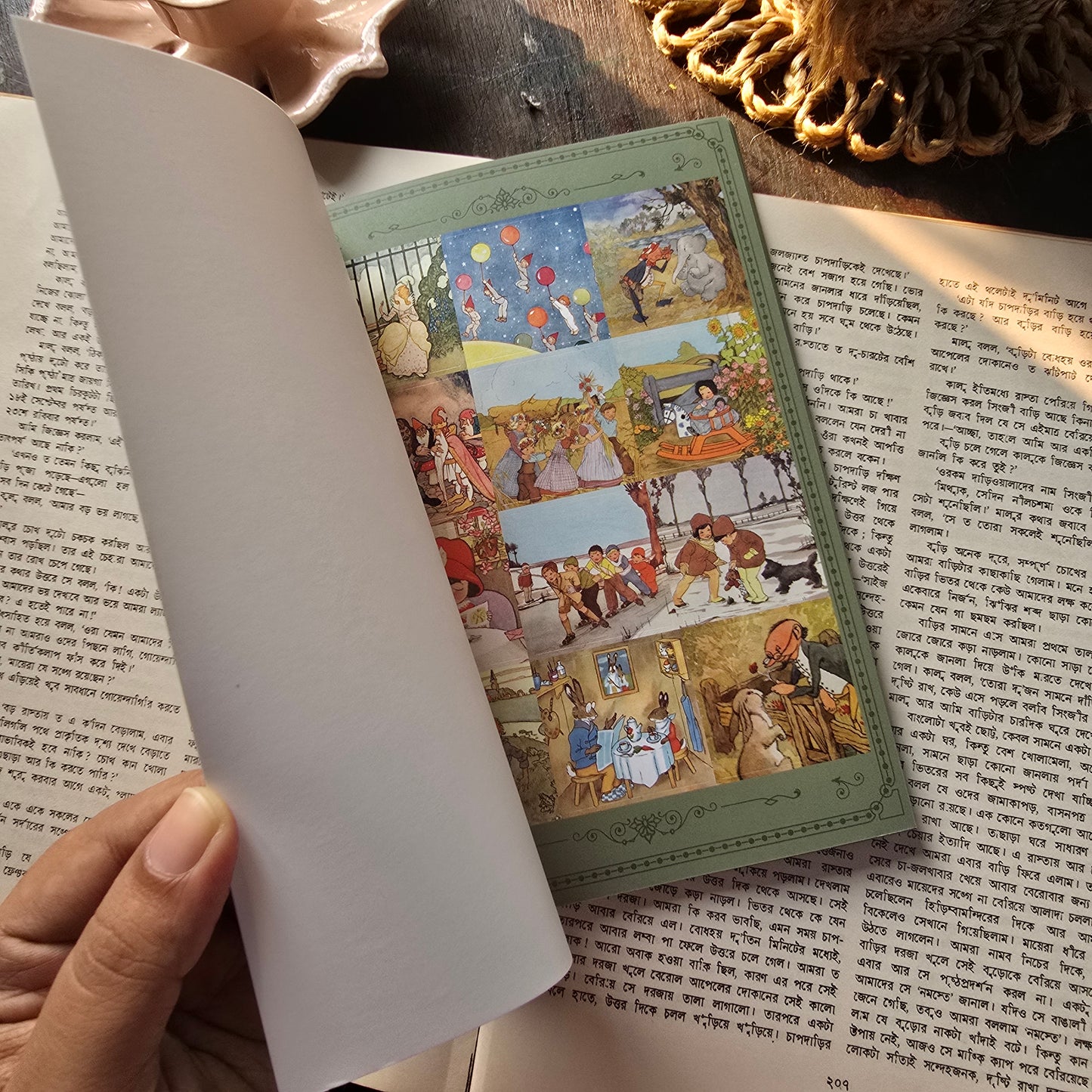KQ1775 |G7/| Vintage Ancient Castle Story (Folk Tale Series) | 20 Sheets. Vintage Sticker Book