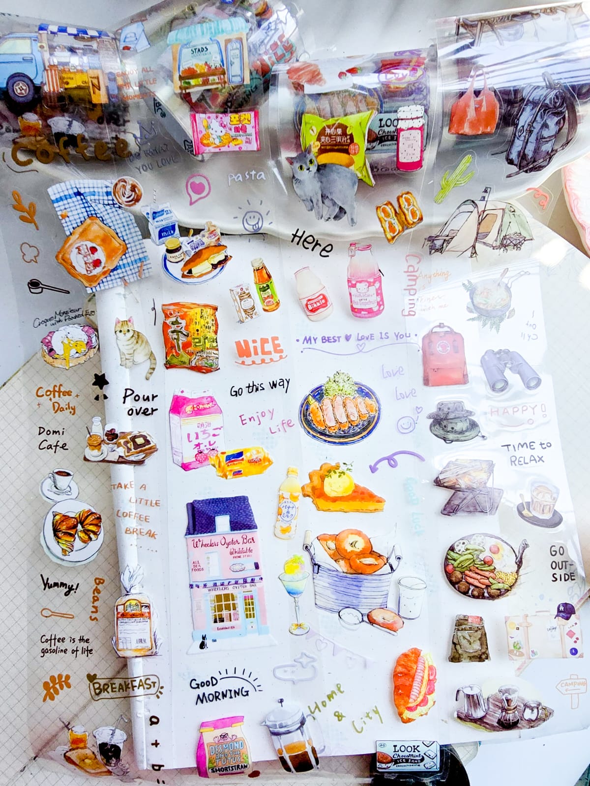 DYSH - 202 | 1 Pcs Random | PET | South Sweet North Ceremony Sticker Roll | 60*2/380mm |