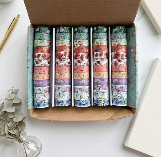 PLP25-351 | CRAFTY CUDDLE Multicolor Tape Vintage Washi Tape 1 pc |1mtr