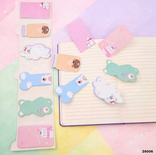 Z6-006 |Kawaii sticky notes|Sweet Bear