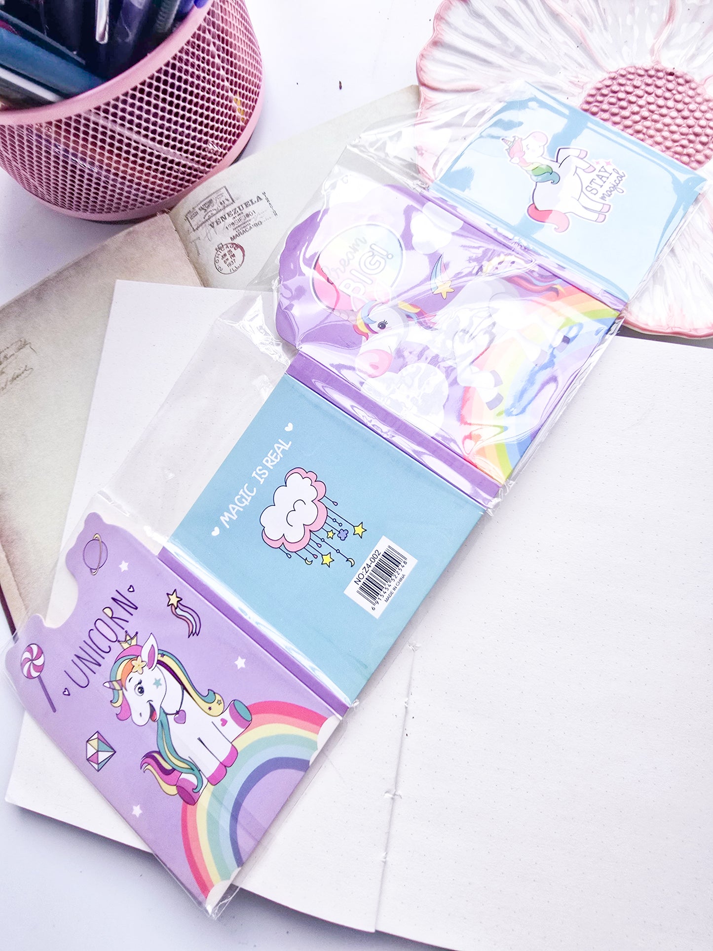 Z4-002 |Kawaii sticky note | Princess Unicorn