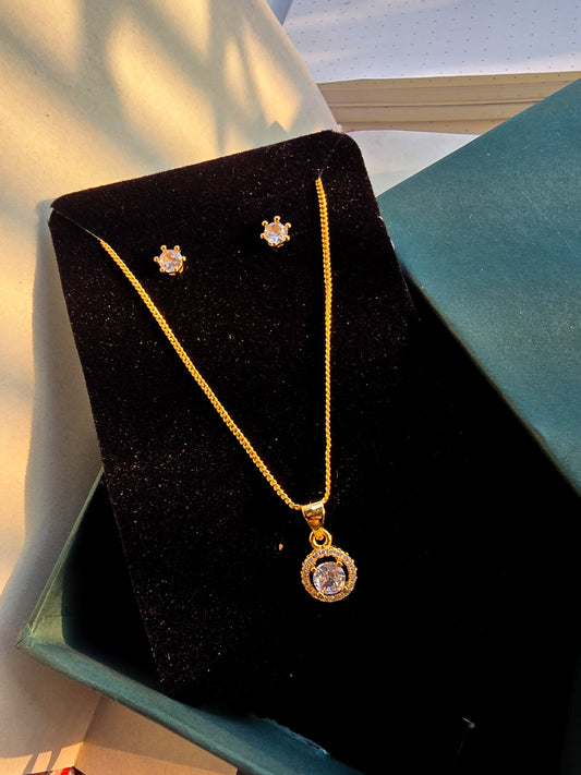 Real Gold Plated Jewellery Set | 1