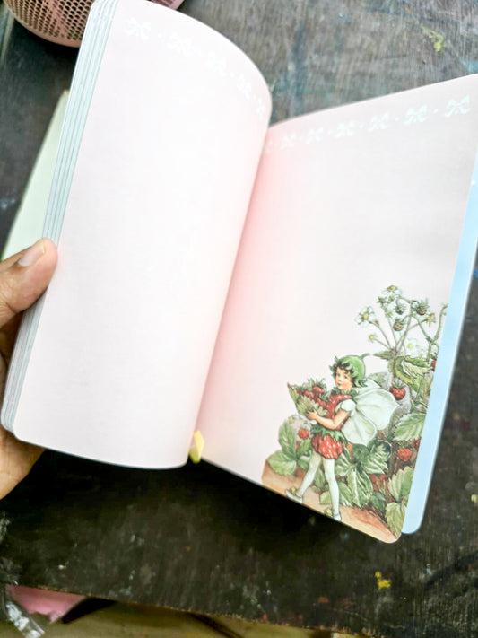 JZA5128-2557 | Paperblanks Flower Fairies Journal Featuring The White Bindweed Fairy Illustration