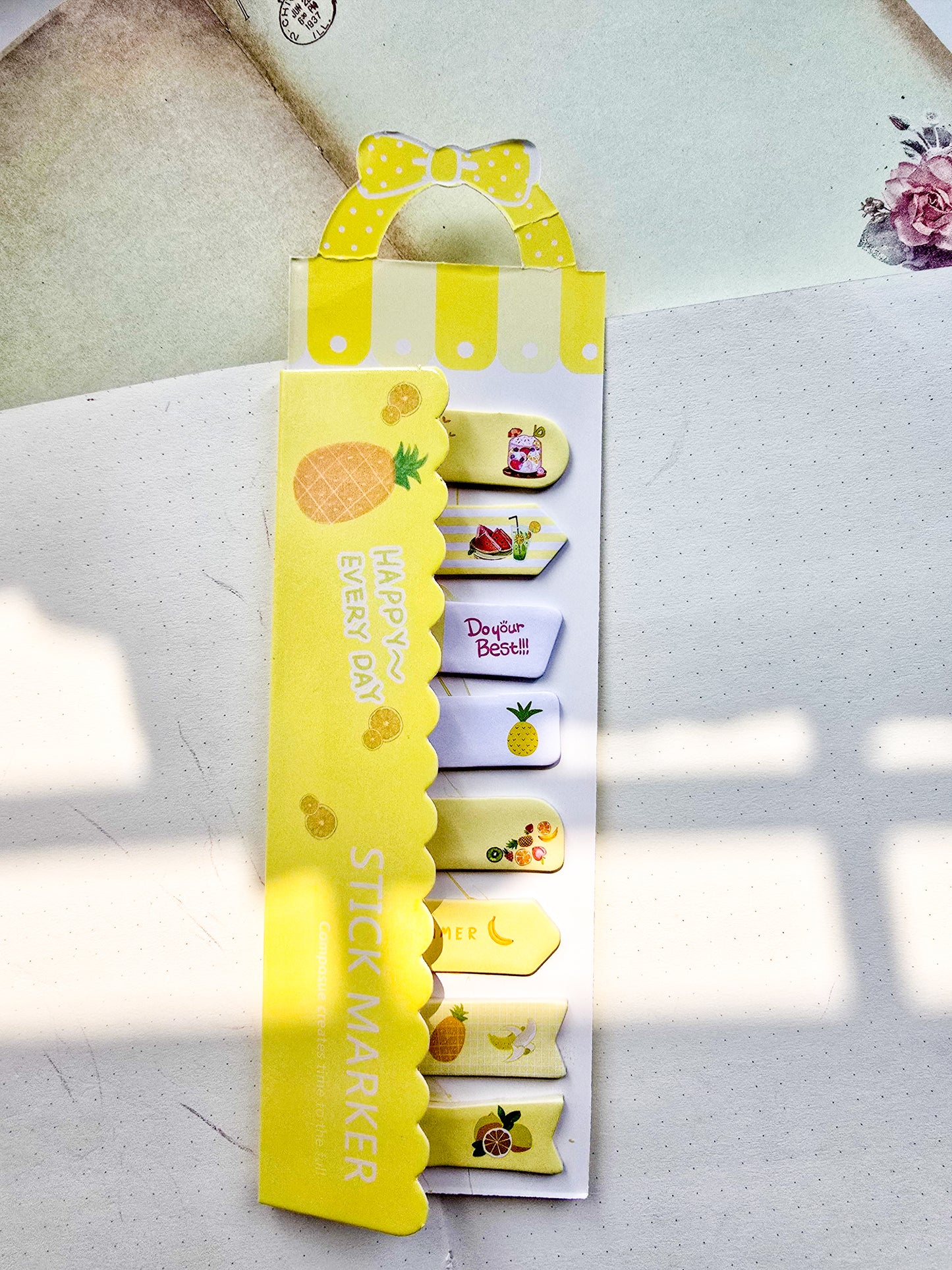 N6-004|Kawaii sticky notes| I LOVE FRUIT |
