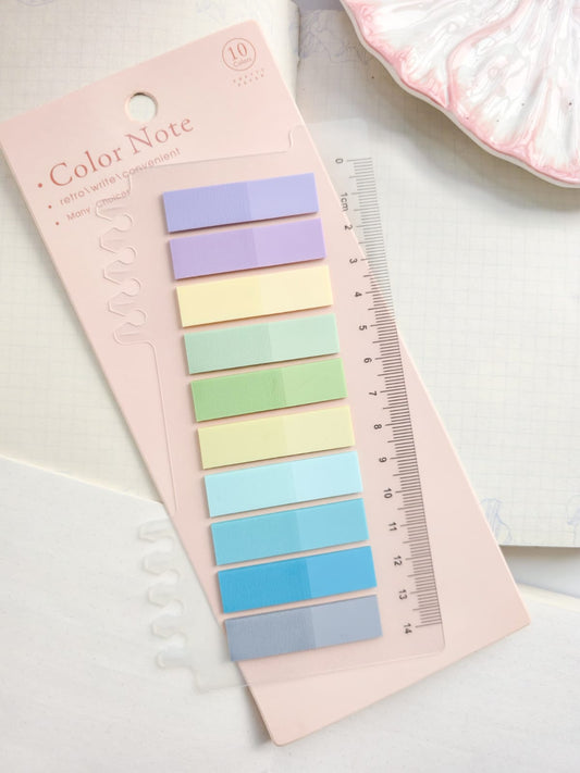 8629  | G12| Morandi STICKY NOTE 10 Colors 20 Sheets Each 8629
