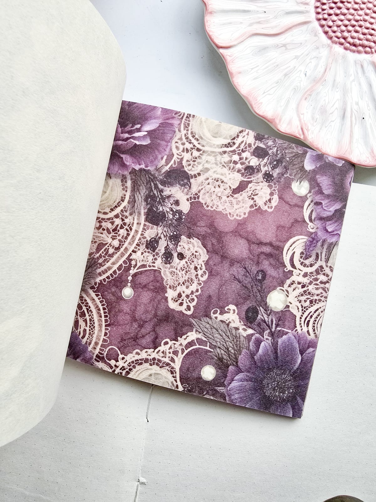 Bslm004 | Romance Of Gems | Paper Sheet | 140X140Mm | 30Pcs