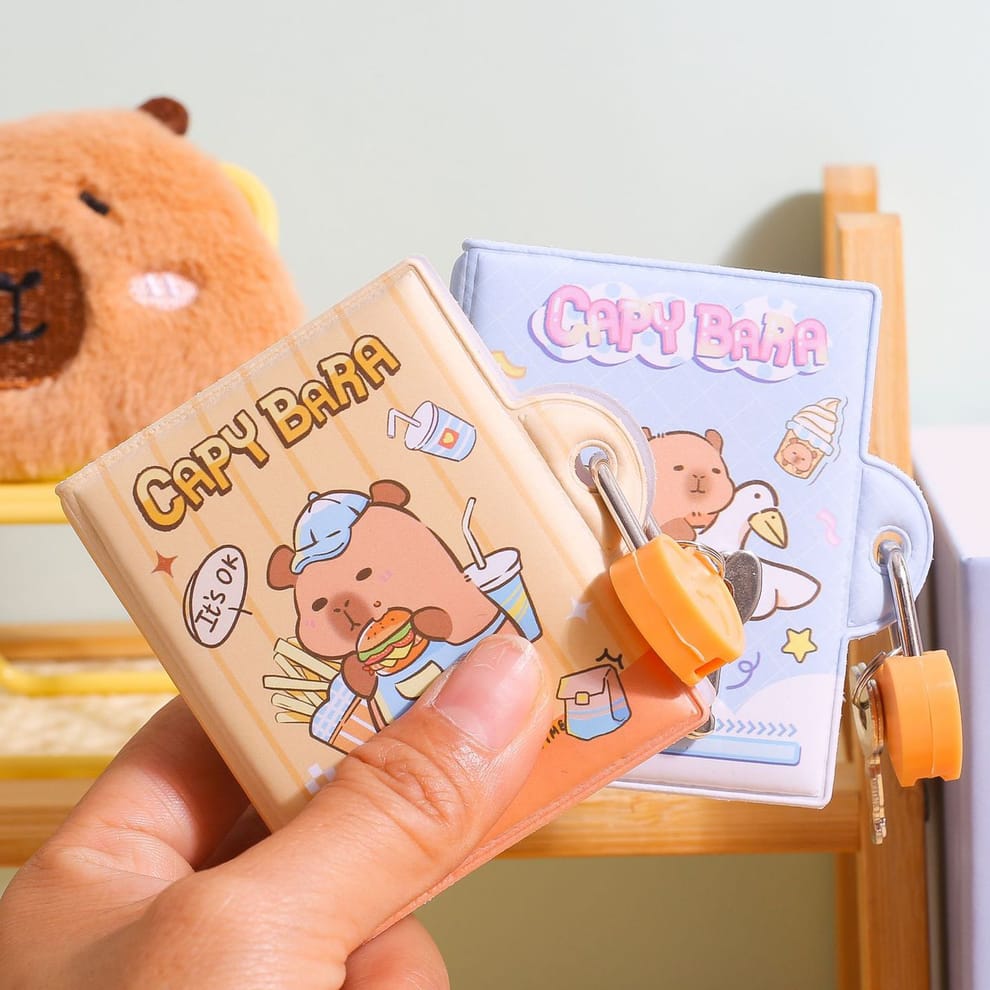JGSBA8704 |R-B| Capy Bara | Mini Notebook | 5*6.5cm |