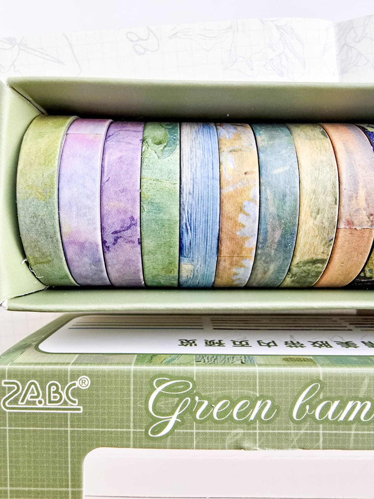 GYTW-6-06 | Vintage Premium Aesthetic Decorative Washi Tape |   20Pcs