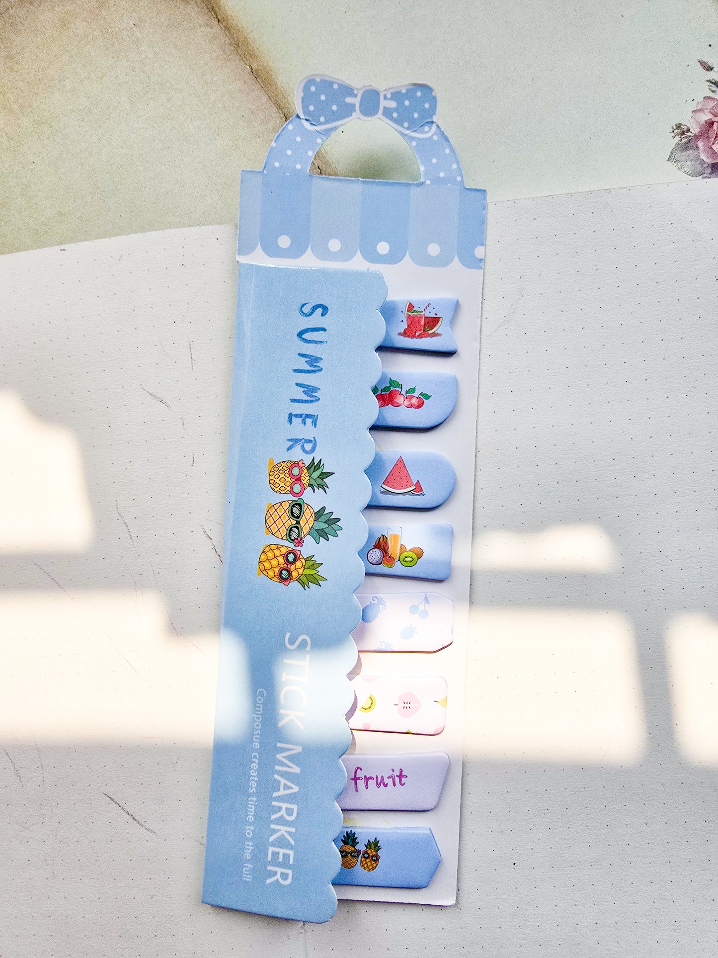 N6-004|Kawaii sticky notes| I LOVE FRUIT |