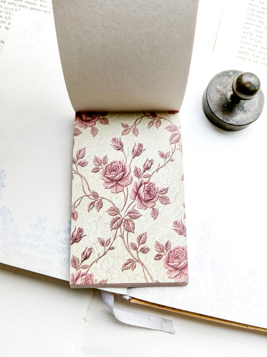 QFYN-606 |Cherry dust, crimson mist Vintage Journal Scrapbook Papers pad 50pcs | 67* 105mm