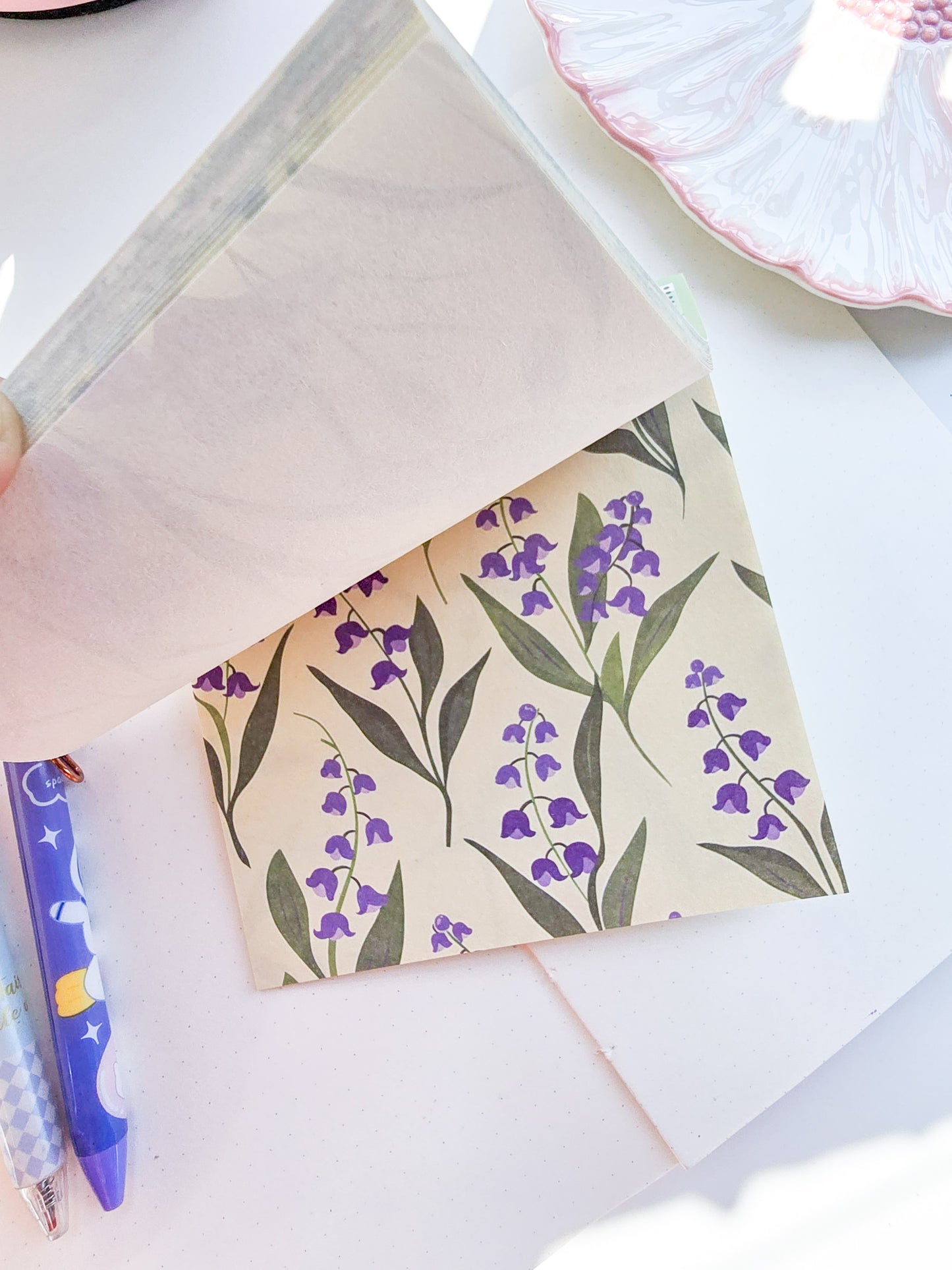 NXSG-602 |G4| Promise Wind Moon|Journal Paper| Floral Vintage Paper|GreenTheme|120*120mm 30 Pcs