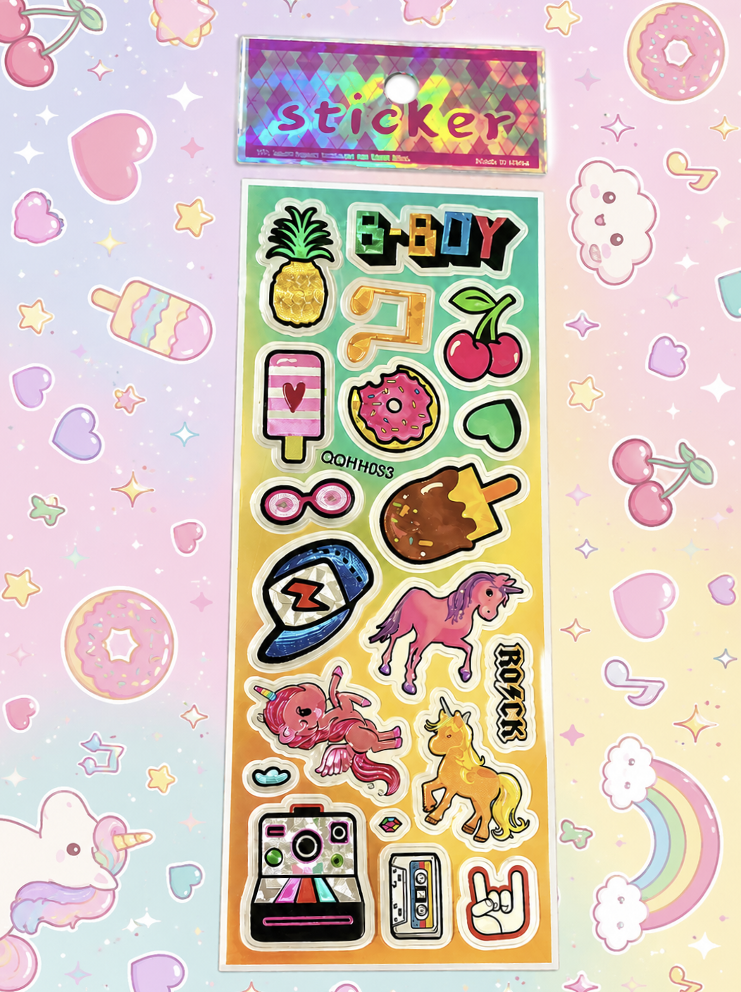 QQHH033 | Kawaii Stickers Set For Kids |