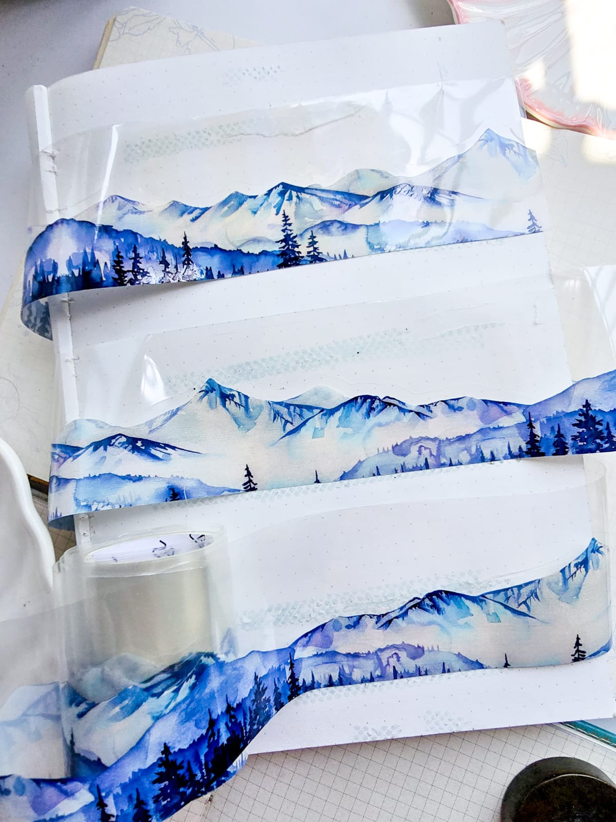 Rhdy-201 | PET | 1pc Sticker Roll | Leisurely Valley |