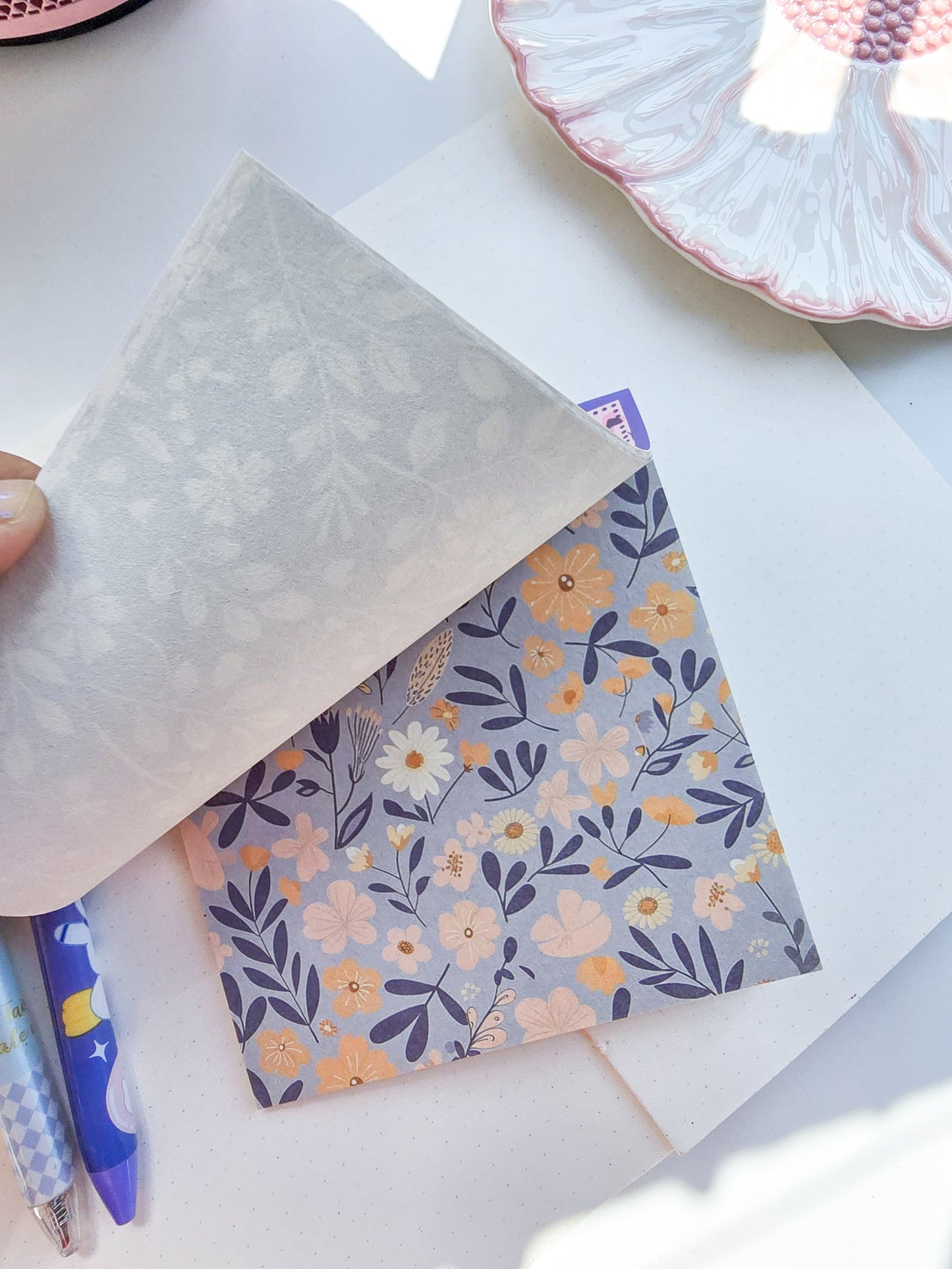 NXSG-604|G-4| Wind Bright Summer| Journal Paper| Floral Vintage Paper| Purple Theme|120*120mm 30 Pcs