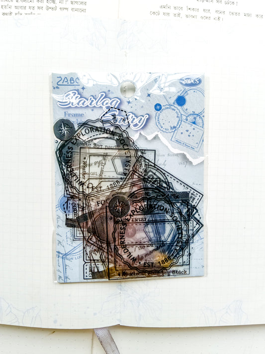 DAZY-402 |Starlog Entry Frame Archive PET Sticker 20Pcs |40*60mm