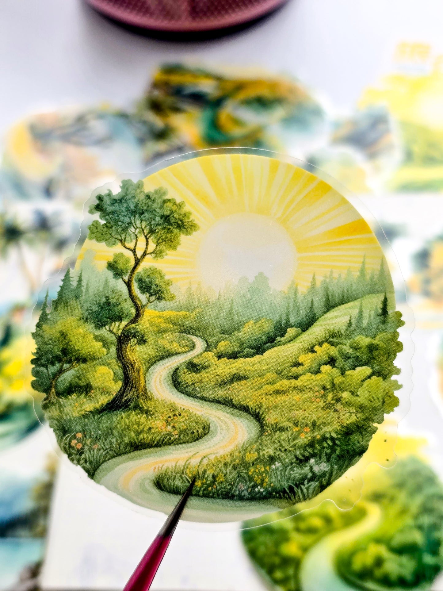 MHDLXGL004 | G2 | Travel Highway Pet Transparent Travel Sticker | 15*2 30 pcs