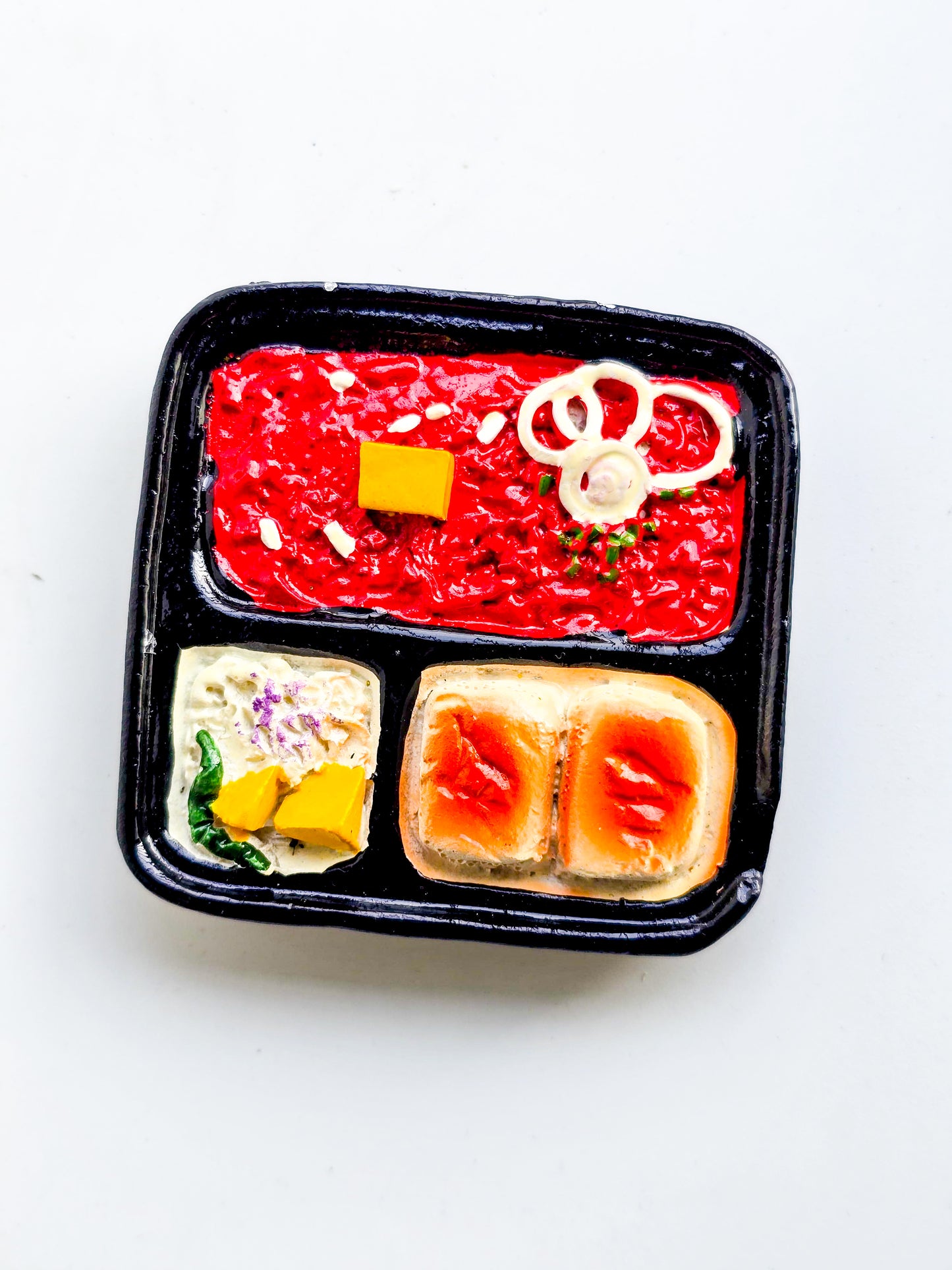 Fridge Magnet, 2.5x2.5 inches, Pav Bhaji Spicy