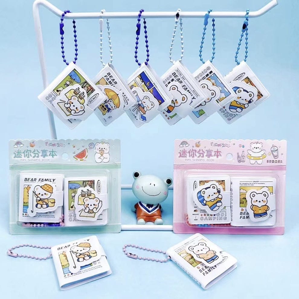 JGJT520484 | Cute Mini Diary Notebook ( Couple Book ) | 37*42mm | Random Any One