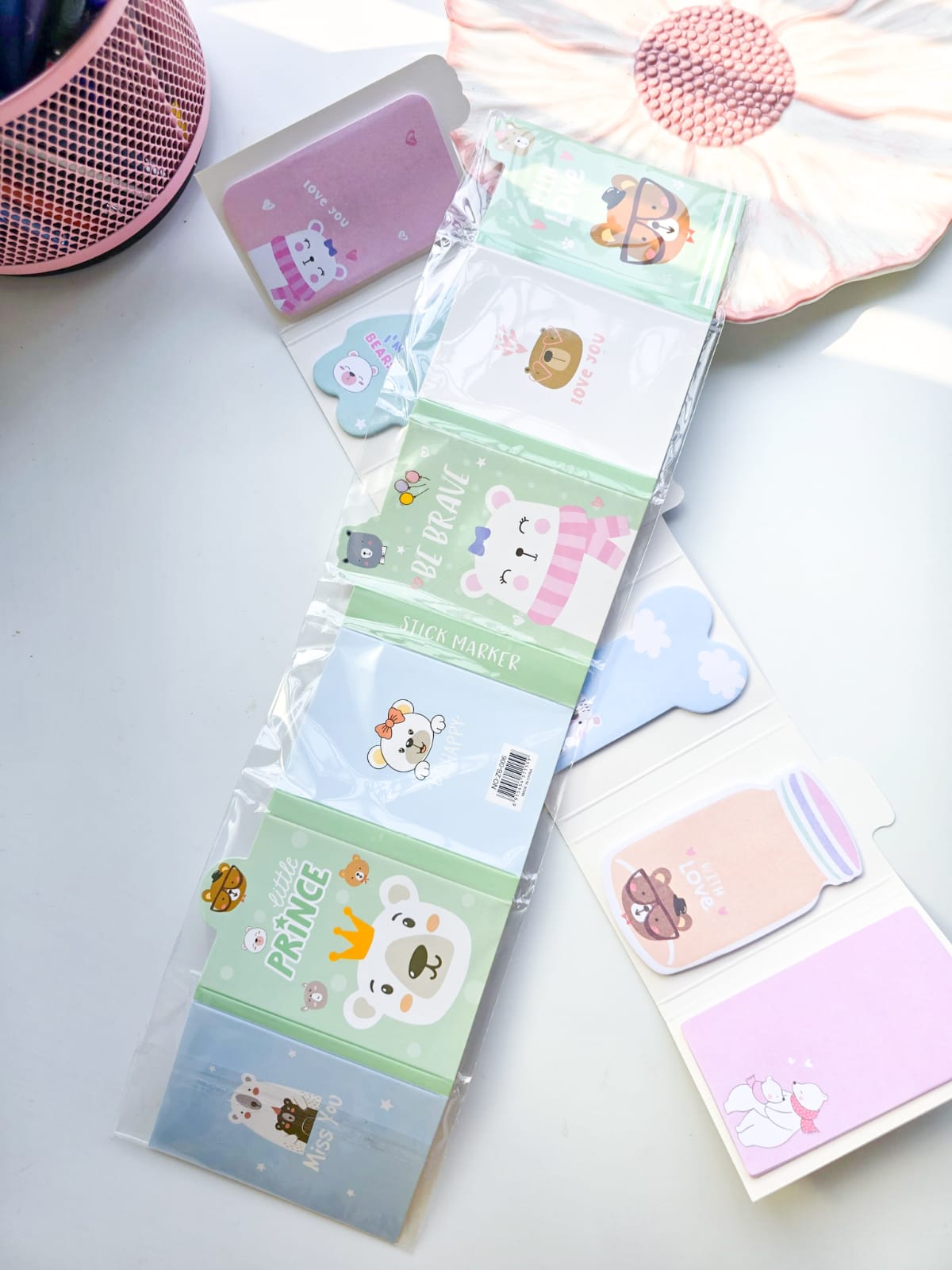 Z6-006 |Kawaii sticky notes|Sweet Bear