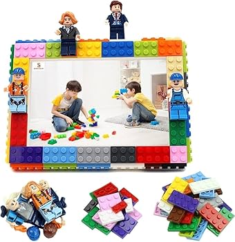 | Happy Kids Diy Photo Frame |Nietein Cute Friendly Building Block Photo Frame designed as a customizable craft kit for kids|