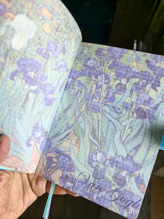 S01047-4 | Van Gogh Floral Theme Notebook | 130×180mm