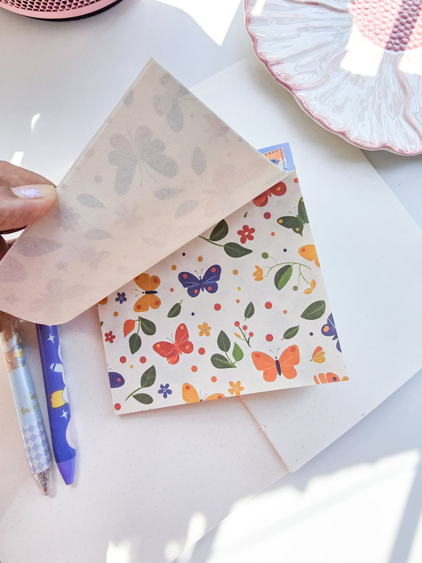 NXSG-603|G-4| Granny Smith Berries| Journal Paper| Floral Vintage Paper| Blue Theme|120*120mm 30 Pcs