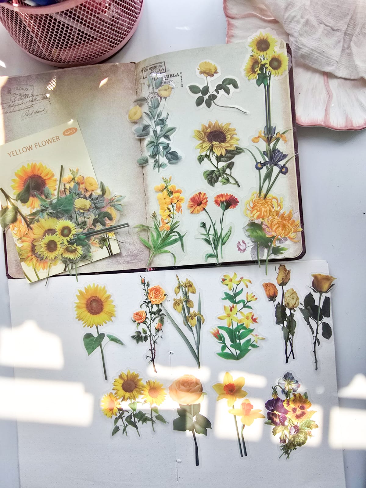 B70|G-3| Pet Floral Sticker | 40PCS