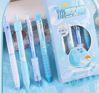 YX1194 | Coconut M Aesthetic scented  Gel Pen Set | 4pcs |
