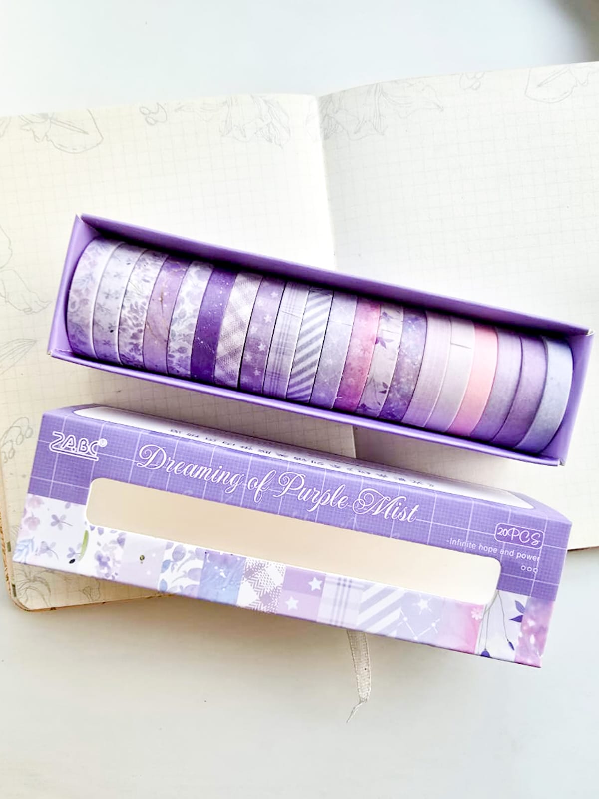 GYTW-6-06 | Vintage Premium Aesthetic Decorative Washi Tape |   20Pcs