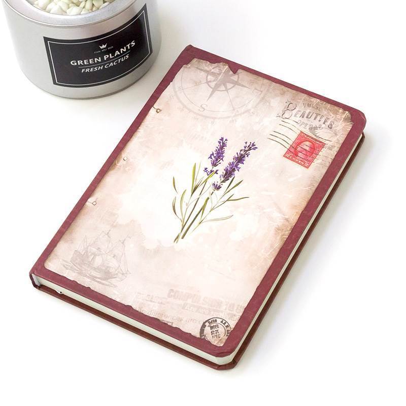 Nb32k8503bll C|  Vintage flower  Vintage Notebook 133*180mm Diary