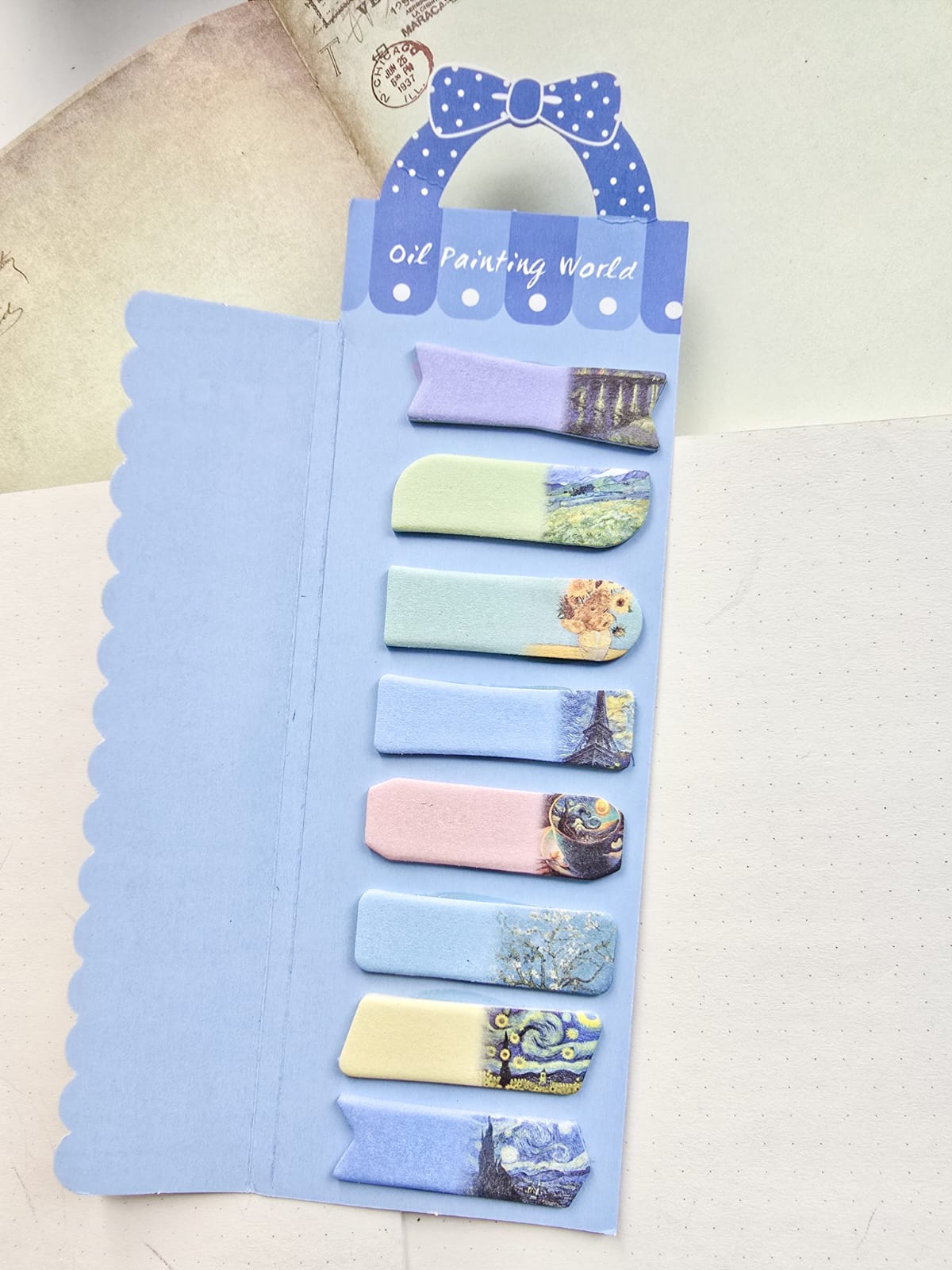 N6 -014|G-5| VAN Gogh Sticky Notes Spiritual World |