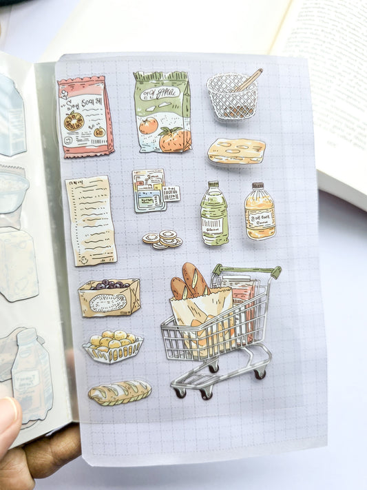 YXFW-404 | Mint Chronicle  | PET | Sticker Book Over 200 Stickers | 150* 100mm