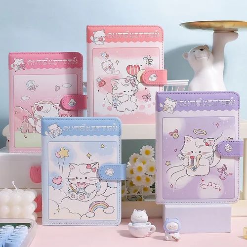 Jgpb361124 ||rf| Kawaii Magnetic Soft Fluffy Cover Diary Notebook | 12.8*18.6 cm |