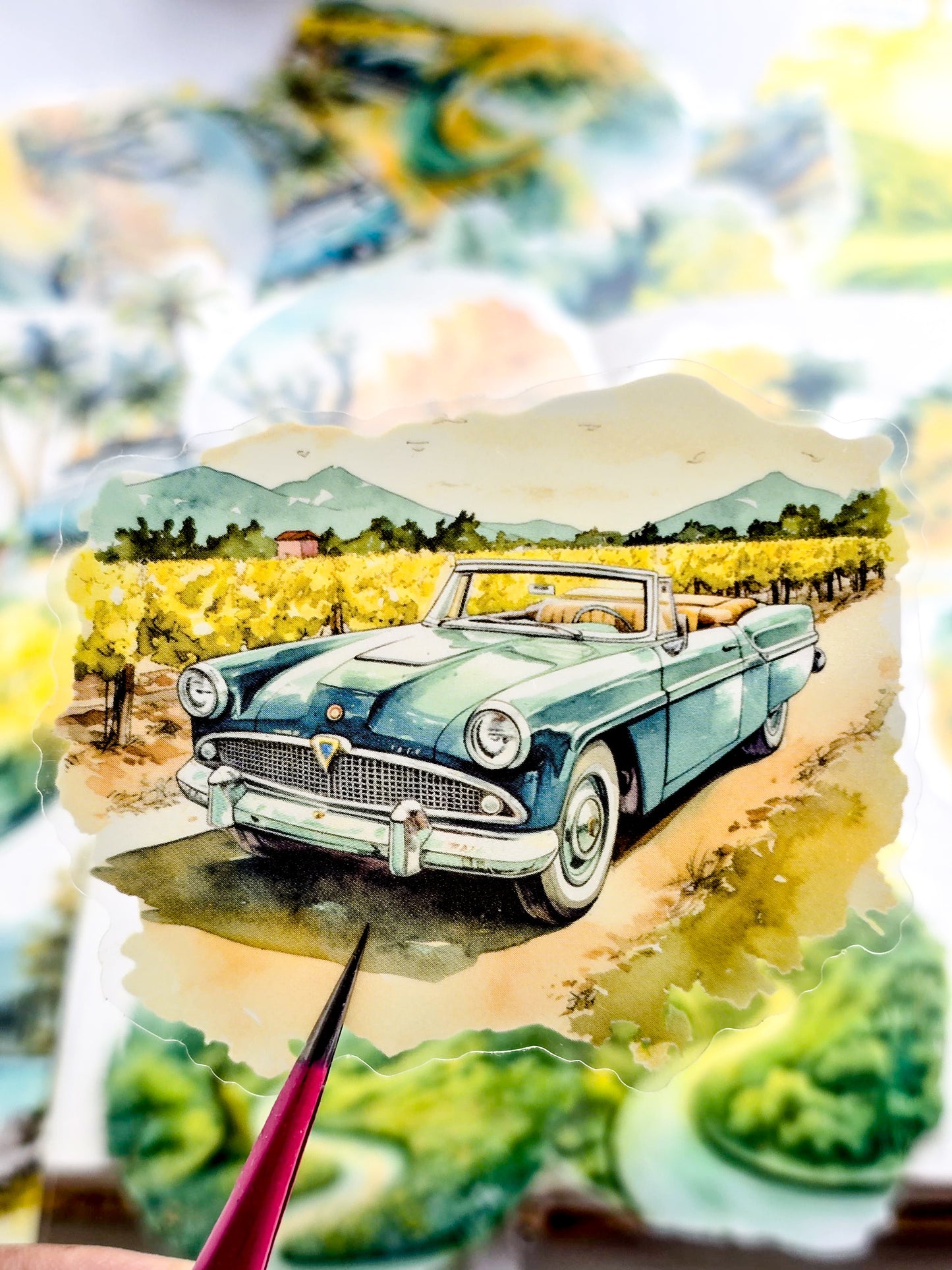 MHDLXGL004 | G2 | Travel Highway Pet Transparent Travel Sticker | 15*2 30 pcs