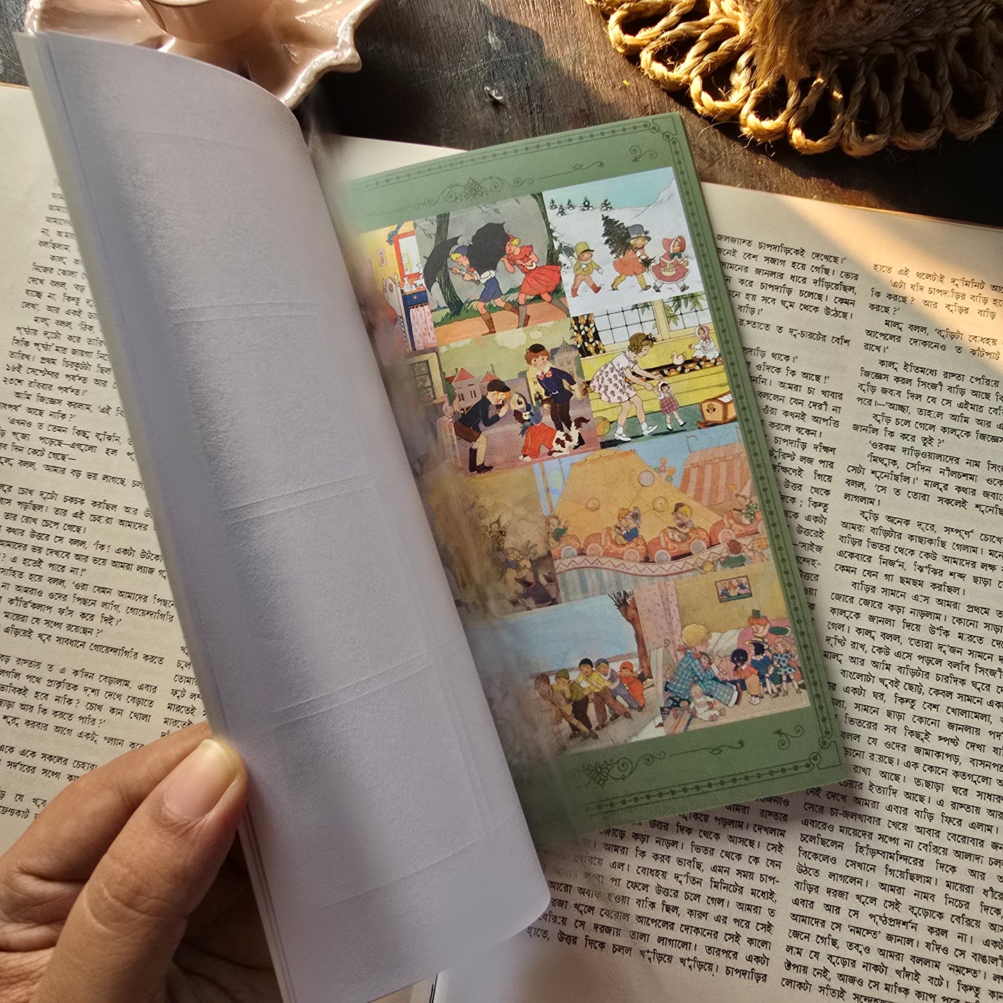 KQ1775 |G7/| Vintage Ancient Castle Story (Folk Tale Series) | 20 Sheets. Vintage Sticker Book