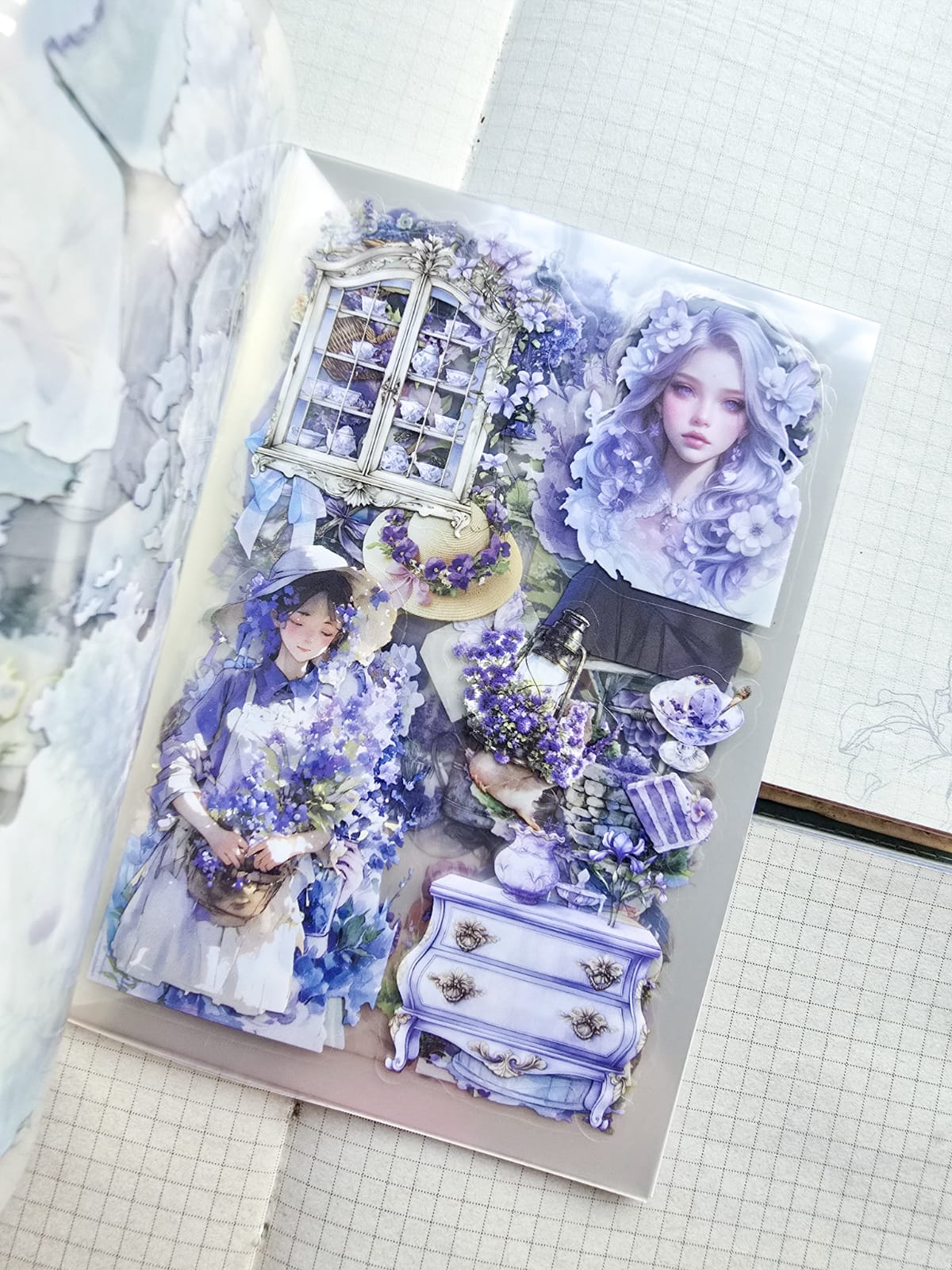 YRRH -404 |  Sweet Days Gladdon Sticker Books | 20 Pcs | 105*150mm |