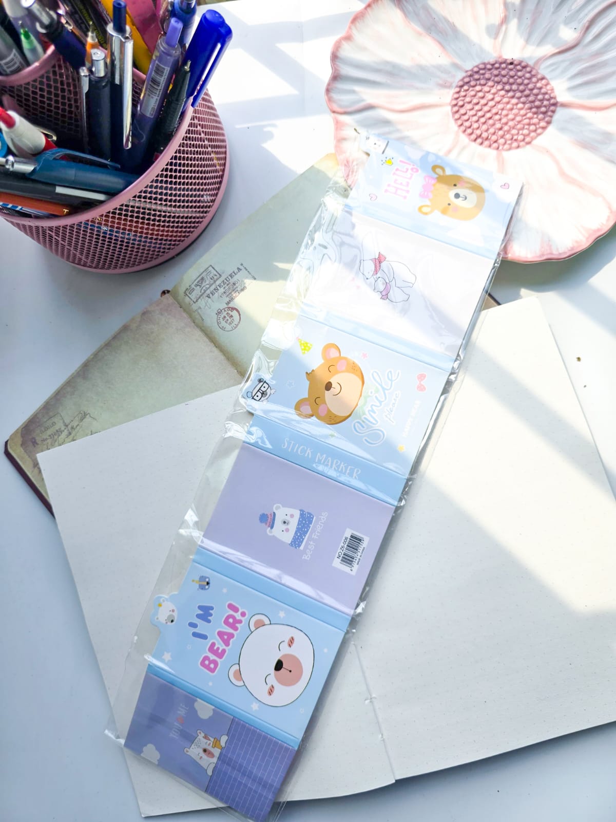 Z6-006 |Kawaii sticky notes|Sweet Bear